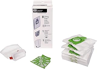 SEBO 8334Er Service Box for Airbelt E Includes 8 Ultrabag Filter Bags, 1 Hospital Grade Filter and 1 Motor Protection Filter White