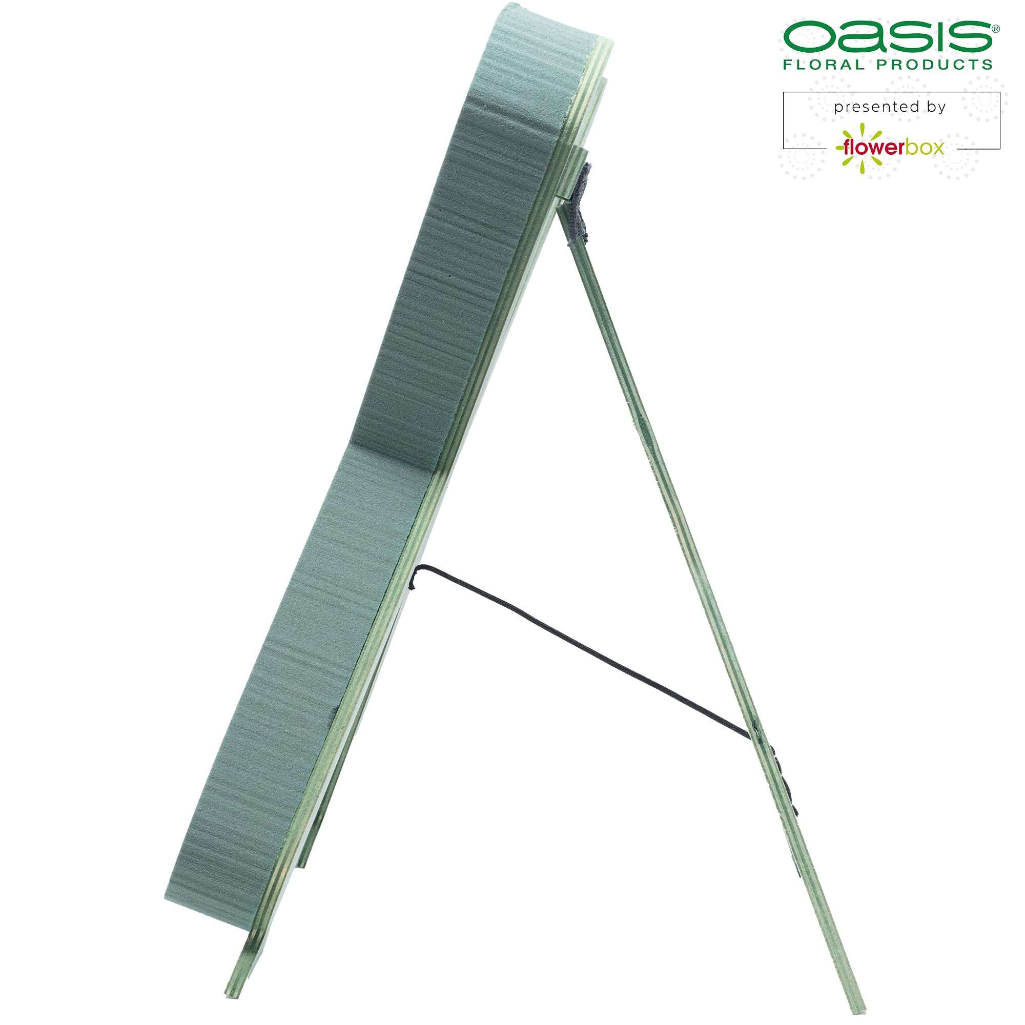 Spugna Oasis Bioline Per Composizioni Floreali - Lettera D 37 Cm - Base In Schiuma Per Fiori Freschi - 2