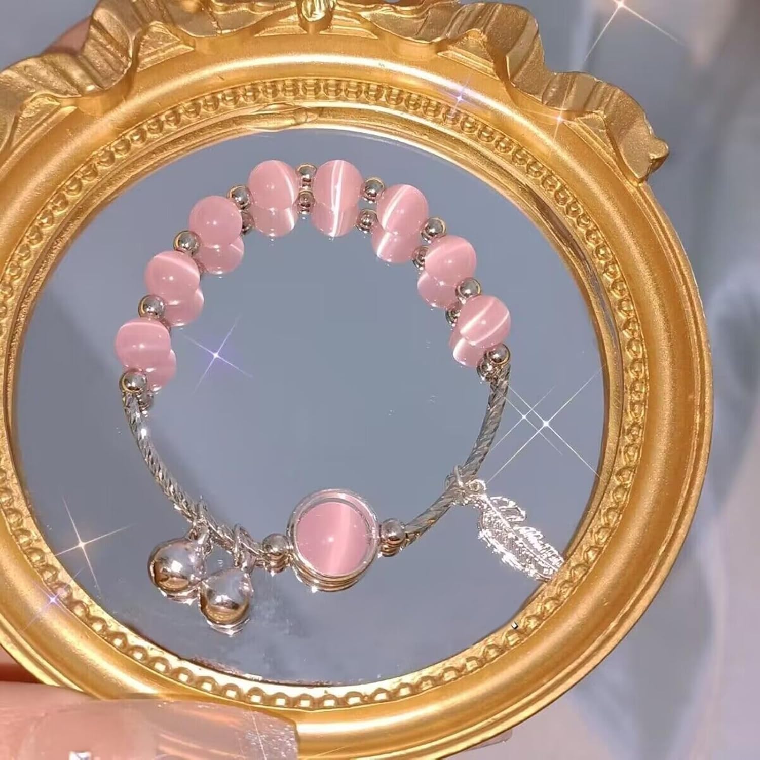 cat look bell bracelet provides comfort and style for trendy women