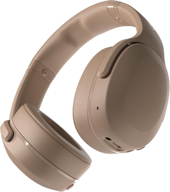auriculares inalámbricos multisensoriales para bajos Crusher Evo - Primer | Bluetooth, ajuste supraaural con aislamiento de ruido, batería de 40 horas, micrófono, ejercicio, gimnasio, viajes, estudio, música