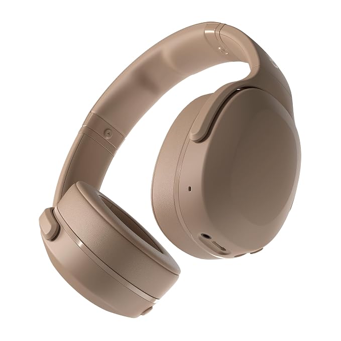 Skullcandy Crusher Evo Wireless Bluetooth Headphones with Multi-Sensory Bass, Noise Isolating Over-Ear Fit, Up to 40 Hours Battery, Microphone for iPhone Android - Primer | Bluetooth, Noise Isolating Over-Ear Fit, 40 Hours Battery, Microphone, Working Out