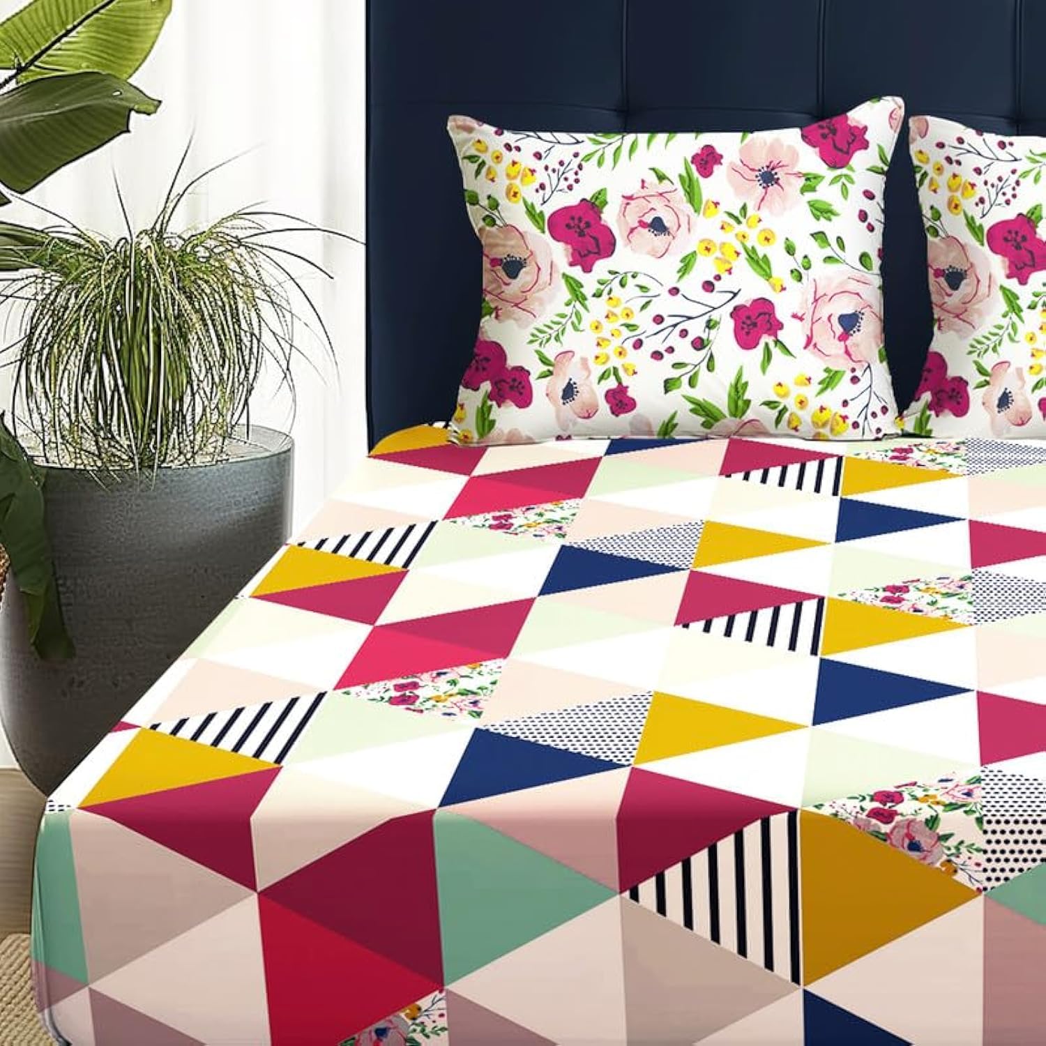 See full amazon price history chart for Story@Home Double bedsheet with Pillow Cover 180 TC Microfiber 225 X 250 cm | Multicolor, Geometric | Bed Sheet for Queen Size Bed | bedsheet Double Bed | Microfiber Bed Sheet Story@Home Double bedsheet with Pillow Cover 180 TC Microfiber 225 X 250 cm | Multicolor, Geometric | Bed Sheet for Queen Size Bed | bedsheet Double Bed | Microfiber Bed Sheet (B0BY8HZH3M) Amazon Price History, Amazon Price Tracker