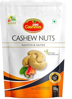 CDC CASHEWS Premium Roasted Cashew Nuts 240 GRADE| 500 grams Price In India