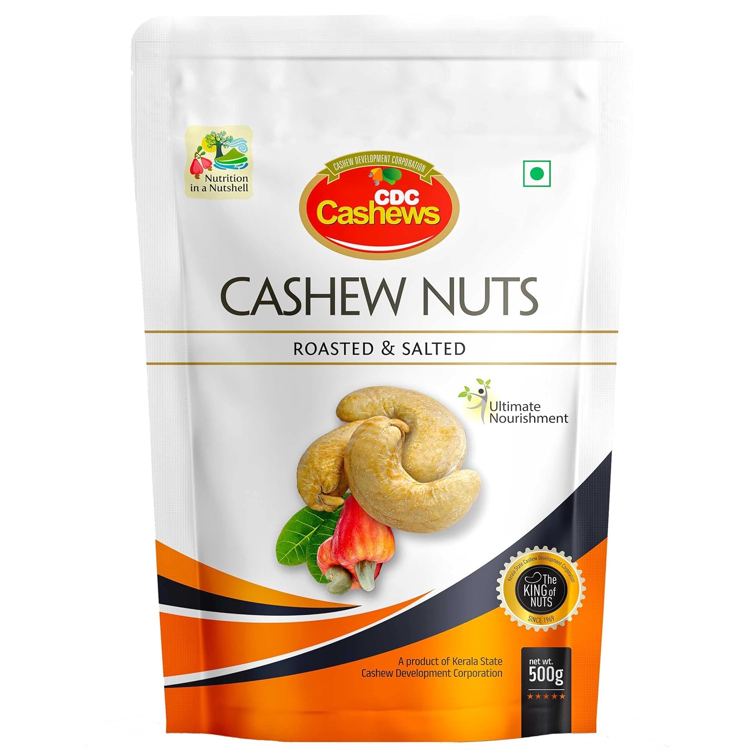 CDC CASHEWS Premium Roasted Cashew Nuts 240 GRADE| 500 grams