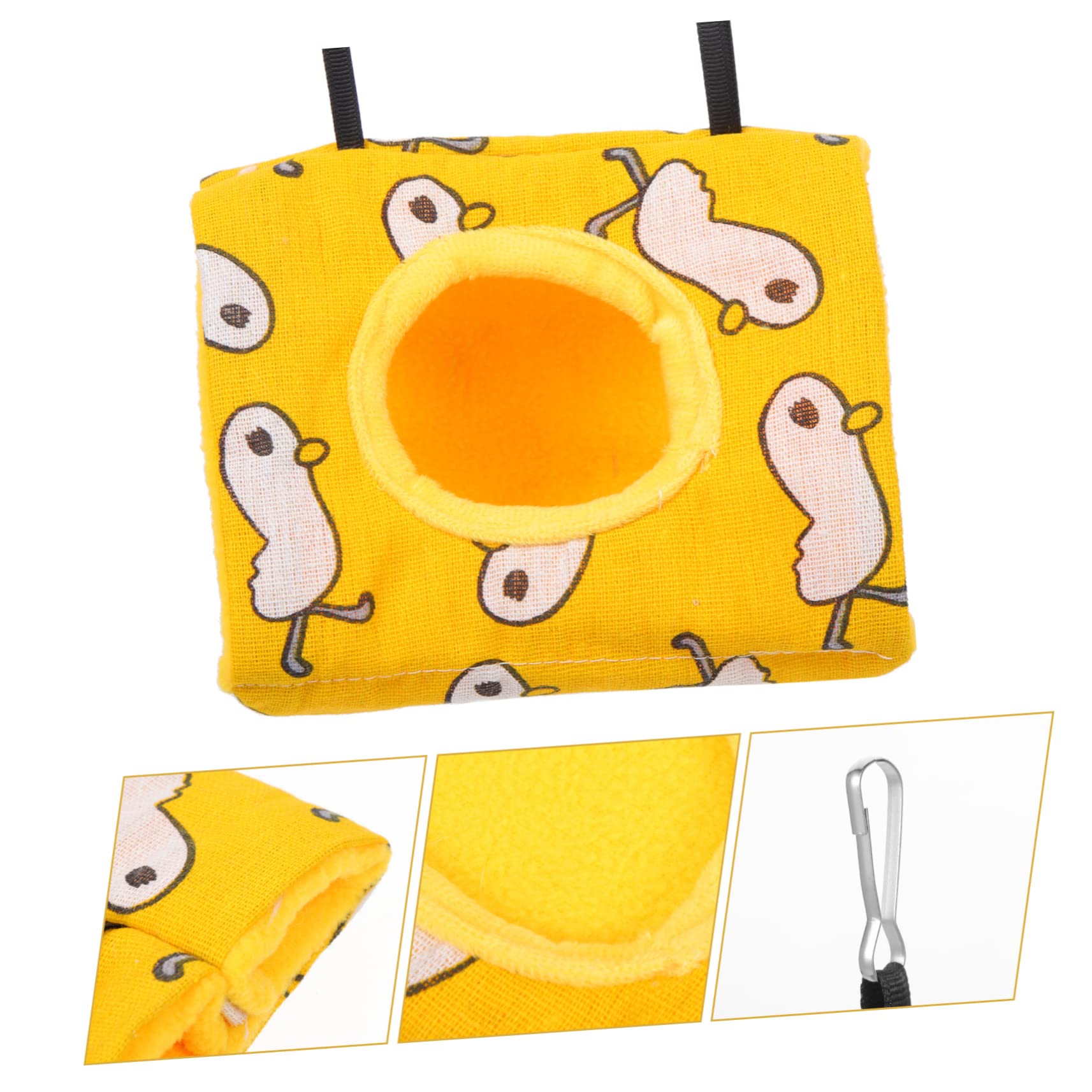 BESPORTBLE 5pezzi Hammock per Uccelli Nido Confortevole per Pappagalli e Piccoli Uccelli Accessorio per Volatili Traspirante e Resistente per Inverno e attività Domestiche