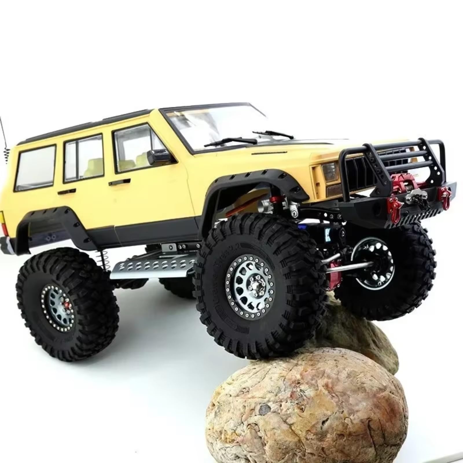 Pezzi Modelli RC Per Traxxas Trx4 Per Axial Per SCX10 90047 D90 D110 TF2 RR10 Per Wraith 1:10 4 Pezzi 130mm 2.2" Gomme Gomma Pneumatici RC Per Rock Parti Aggiornamento(2 pcs)