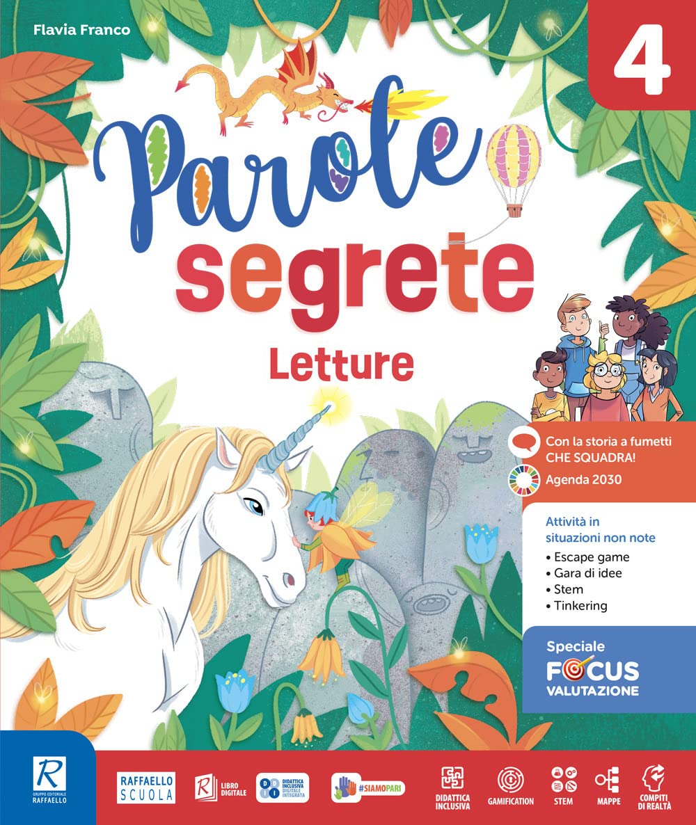 Parole Segrete. Con Letture, Laboratorio Di Italiano, Grammatica Raf, Speciale Focus Valutazione Linguaggi. Per La 5ª Classe Della Scuola Elementare. Con E-Book. Con Espansione Online (Vol. 5) - 4