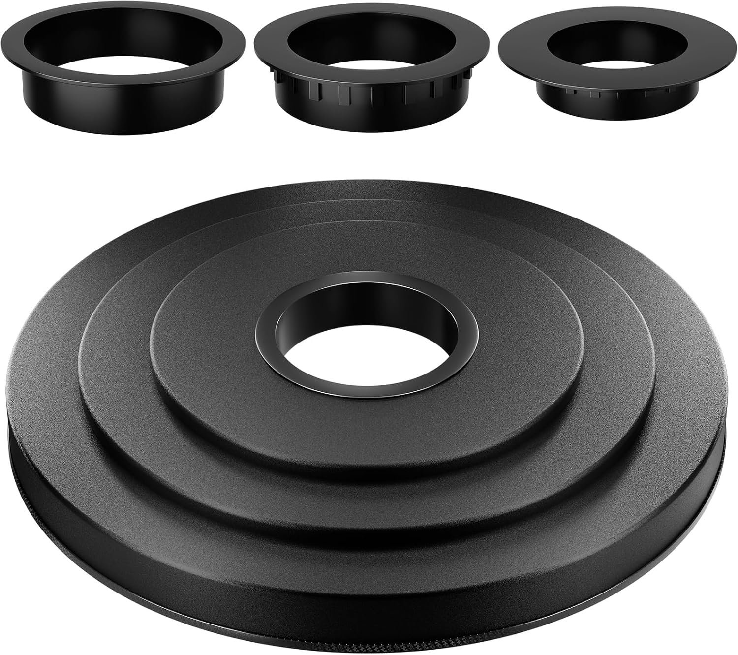 Flagpole Collar Base with Adjustable Sleeves – Scratch-Resistant, Precise Fit, Easy 3-Step Installation, Fits All Flagpoles Under 2.9 Inches