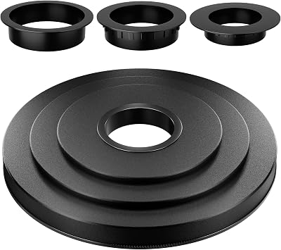 Flagpole Collar Base with Adjustable Sleeves Scratch-Resistant, Precise Fit, Easy 3-Step Installation, Fits All Flagpoles Under 2.9 Inches