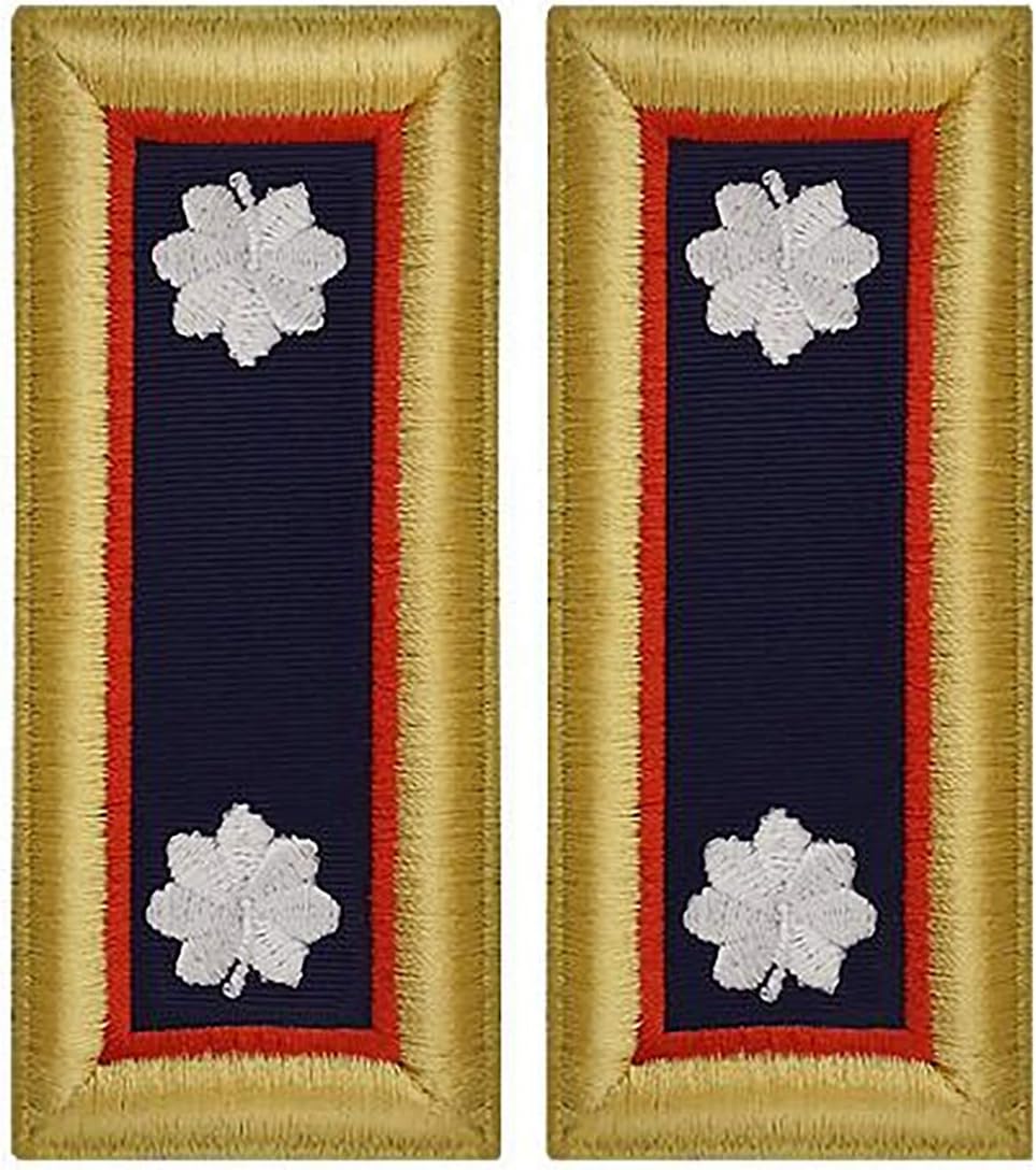 Uniform Accessories Unlimited Inc Army Adjutant General Officer Shoulder Boards (Lieutenant Colonel, MALE)