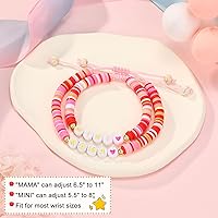 Vista 3 de UNGENT THEM Regalos para el primer día de clases para mamá y yo pulseras de regreso a clases