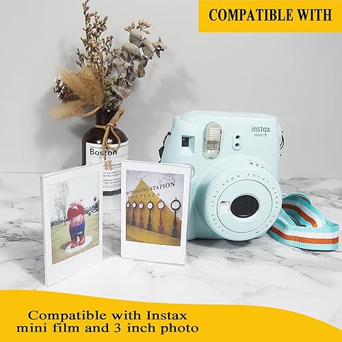 Miniatura 2 de Leonuliy Paquete de 5 mini marcos de fotos acrílicos verticales para Polaroid Fujifilm Instax Mini 7s 8 9 11 12 25 50s 70 90Polaroid Z2300NONS SL42