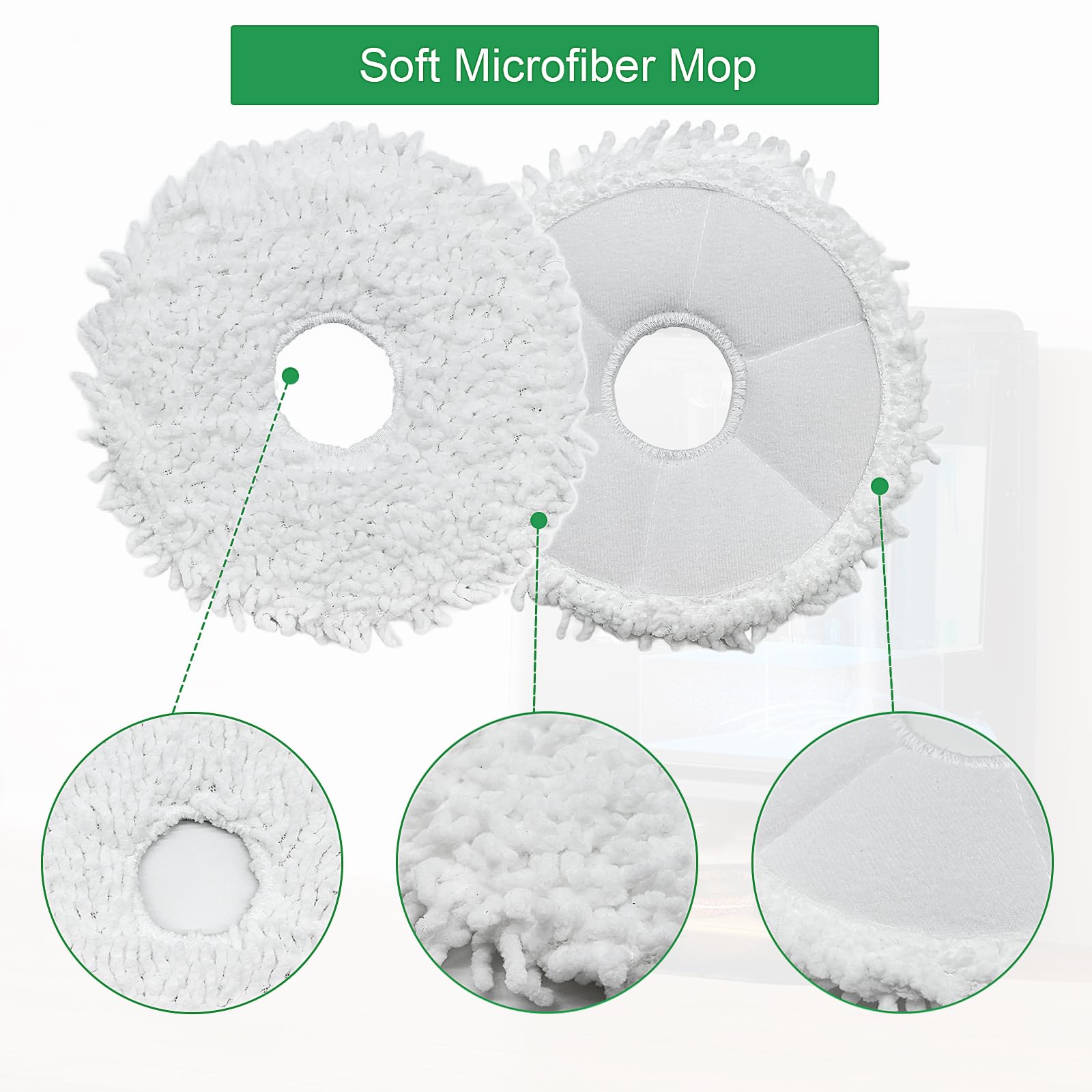 Kit Ricambi Per Aspirapolvere Robot Eureka J12 Ultra E Midea V12 | Spazzola + Filtri + Sacchetti - Foto 5