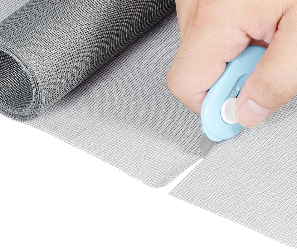 Image of Classic Mosquito Net 120 GSM Fiberglass Windows Mosquito Net Roll. DIY Cut to Any Size, for Small & Big Windows. Highly Durable and Best in Class (120cms*05meter, Color: Grey)