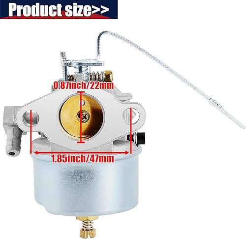 Miniatura 3 de Carburador compatible con motor Tecumseh 631921 631070 631070A 631074 631245 631820 632284 H25 H30 H35 H40