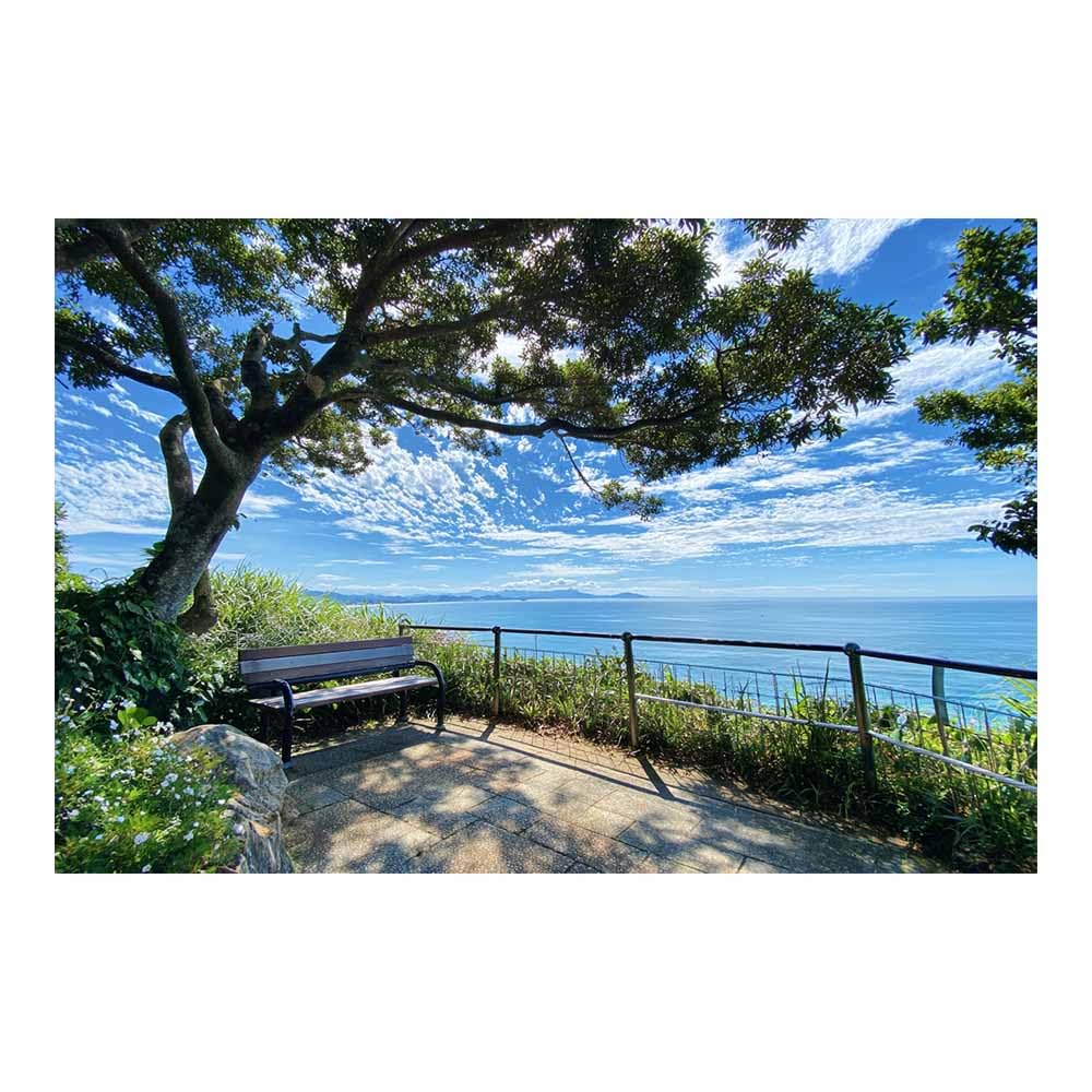 HUYEEI Landscape Wall Art Viewsing pavilionss Modern Canvas Print On Artwork, Suitable for living room, bedroom, for Kids Room Decoretc.(blue)-60x80cm Unframed