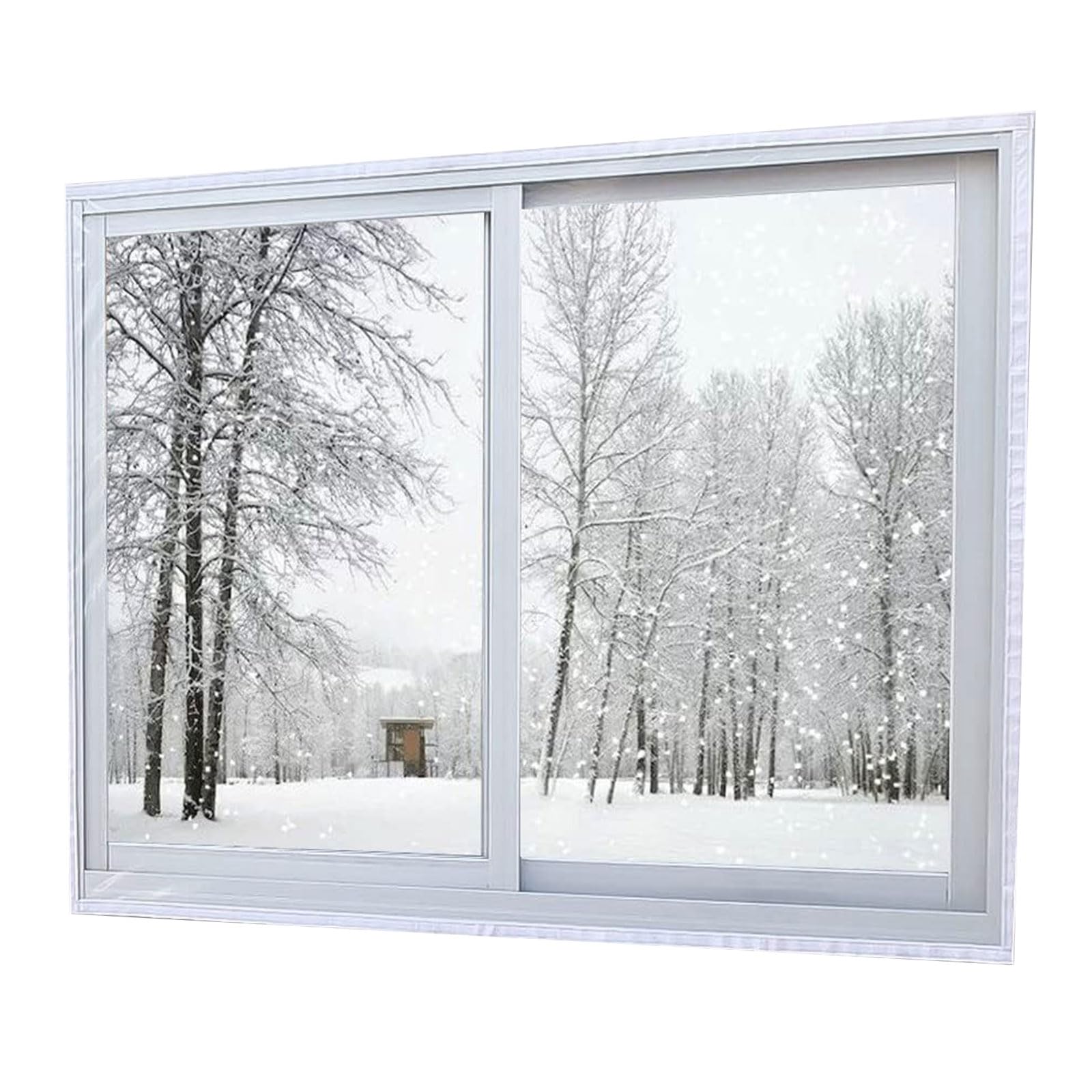 Carotoe 140 To 160 Cm Clear Warm Insulation Window Protect Polyethylene Substance Heat Blocking Answer Telecommute Use Polyethylene Clear Window Protect