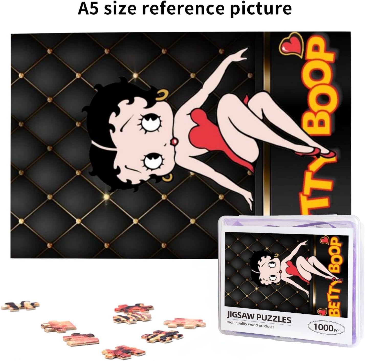 Amazon | Asamike ジグソーパズル 1000ピース かわいい ベティちゃん