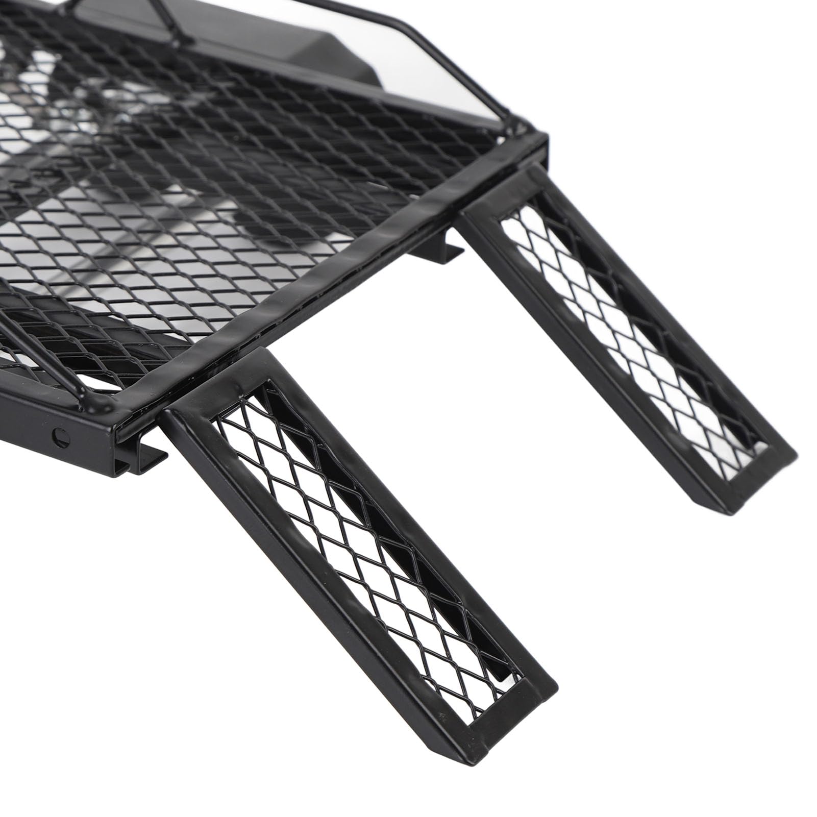 Remolque de Plataforma Plana RC, Alta Capacidad de Carga de Doble Eje, Kit de Remolque de Plataforma Plana de Metal Grande Hueco sin Costuras con Gancho para Orugas RC