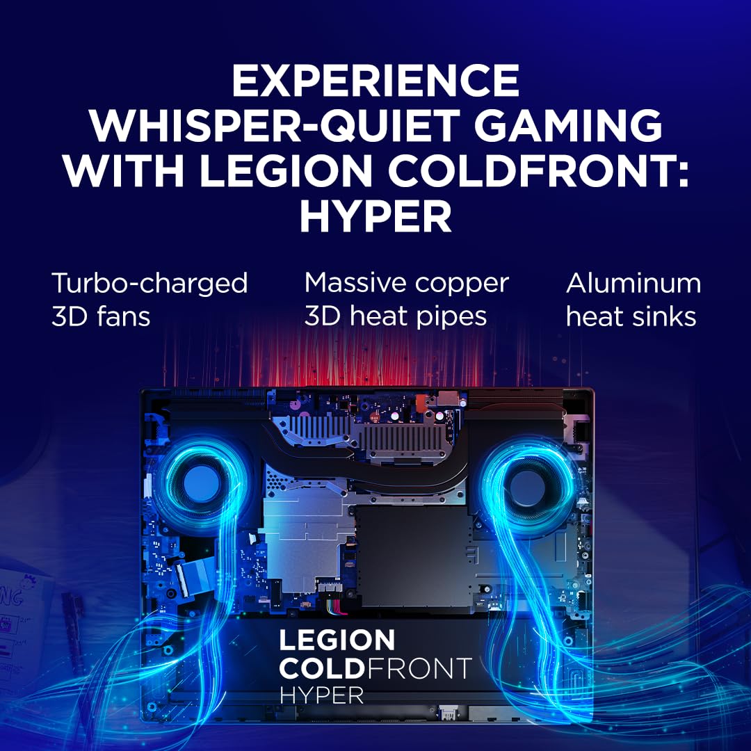 Lenovo Legion 5 Gaming Laptop - Display OLED WQXGA 15" 165Hz, Nvidia GeForce RTX 5070 8GB, Intel Core i7-13650HX, RAM 32GB, SSD 1T, Windows 11 Home, RGB Keyboard - Eclipse Black — view 4