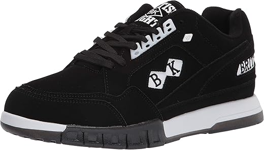 British Knights mens Metros Classic Low Top Fashion Sneaker, Black/White/Black Ice, 10.5 US