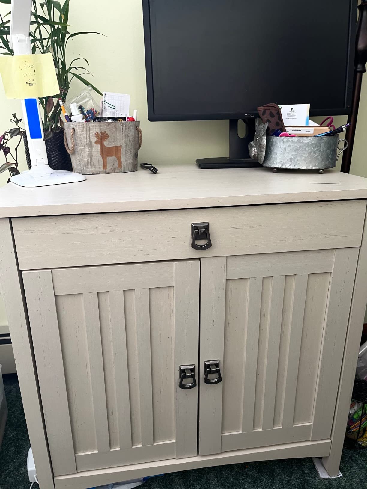 44/mo Finance Bush Furniture Salinas Secretary Desk with Keyboard