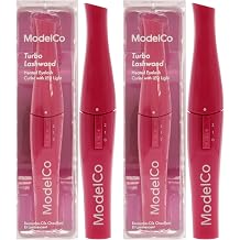 Turbo Lashwand Heated Eyelash Curler by ModelCo for Women - 1 Pc Eyelash Curler - Pack of 2