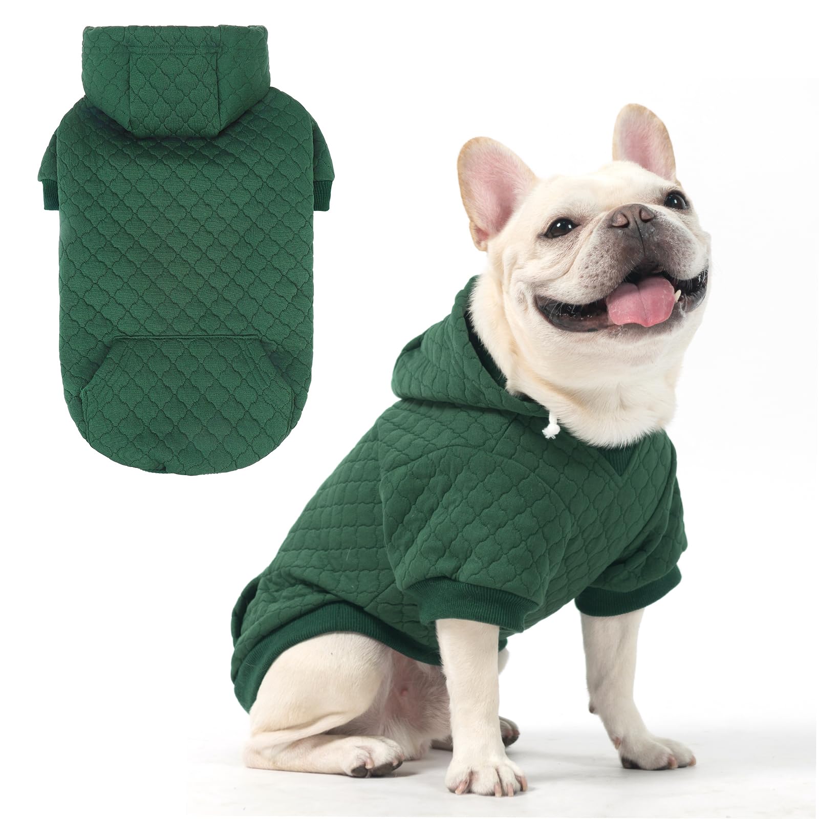 KOOLTAIL Dog Hoodie for Small Medium Large Dogs, Ultra-Warm & Soft Winter Fall Fleece Dog Hooded Sweatshirt Clothes Sweater, Lightweight Pullover Coat