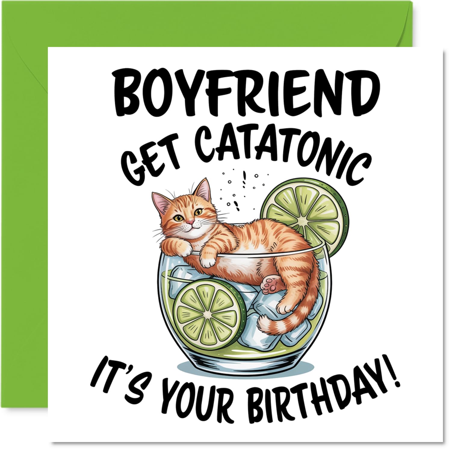 Boyfriend Birthday Card, Catatonic