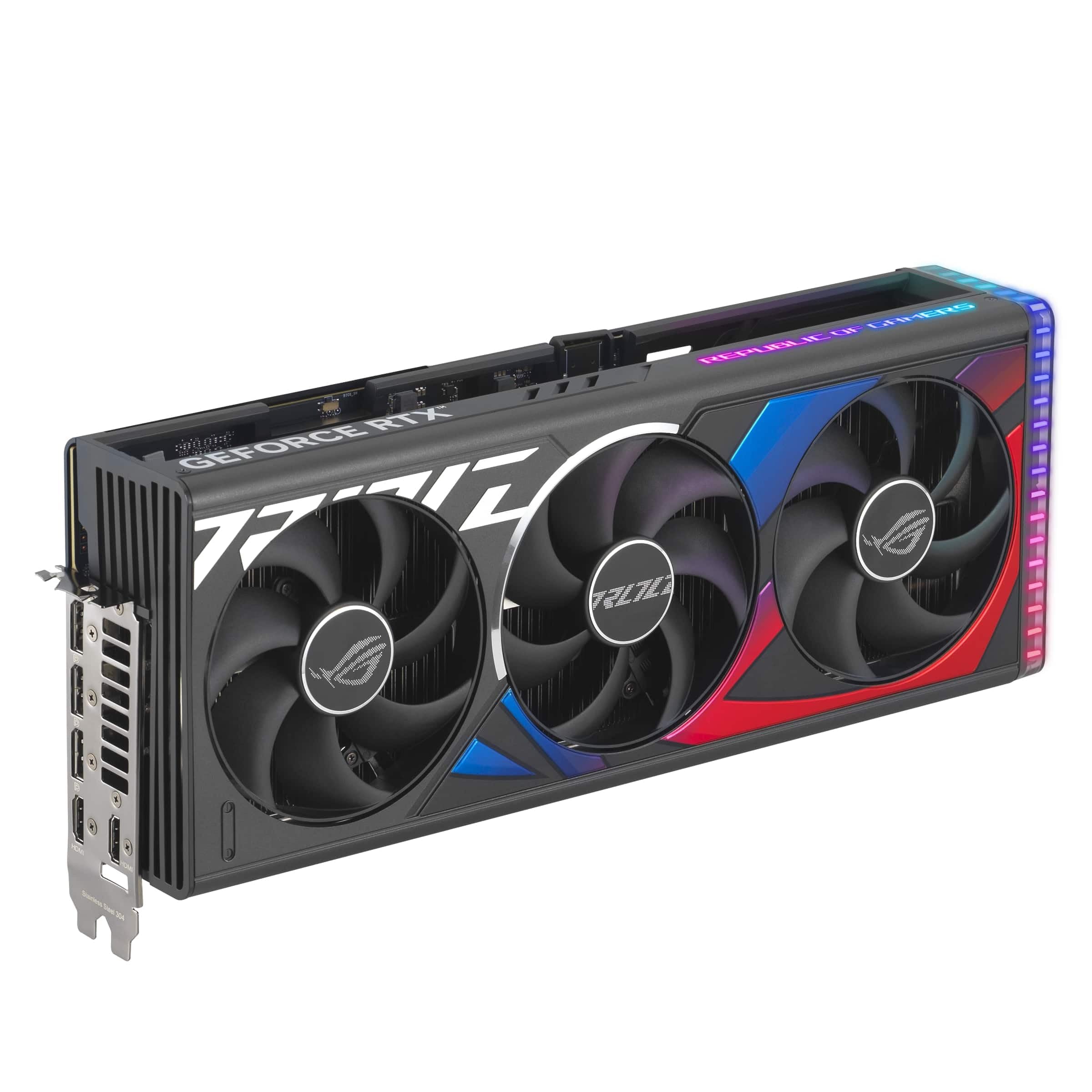 ASUS ROG RTX 4090 ヒートシンク ファン バックプレート LED公式直営