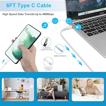 25W Super Fast Charger for Samsung Galaxy A57 A37 A17 A56 5G A36 A16 A15 5g