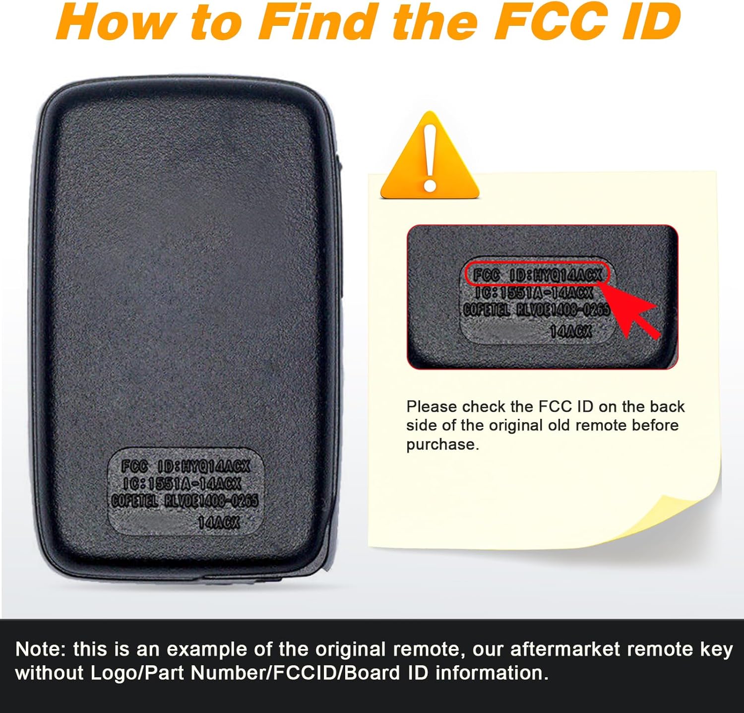 Yewong Smart Key Fob Keyless Entry Remote Fit for Toyota Prius 2010-2015 FCCID:HYQ14ACX 89904-47150 271451-5290 GNE Board 4 Button