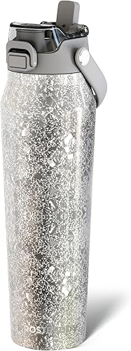 Miniatura 73 de Frost Buddy - Botella de agua con aislamiento de 32 oz con pajilla y tapa, de acero inoxidable, a prueba de fugas, frío durante 24 horas, a prueba