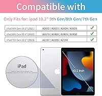 Vista 2 de Funda de 10.2 pulgadas para iPad con soporte para lápiz, funda con activación/suspensión automática para iPad de 9ª/8ª/7ª