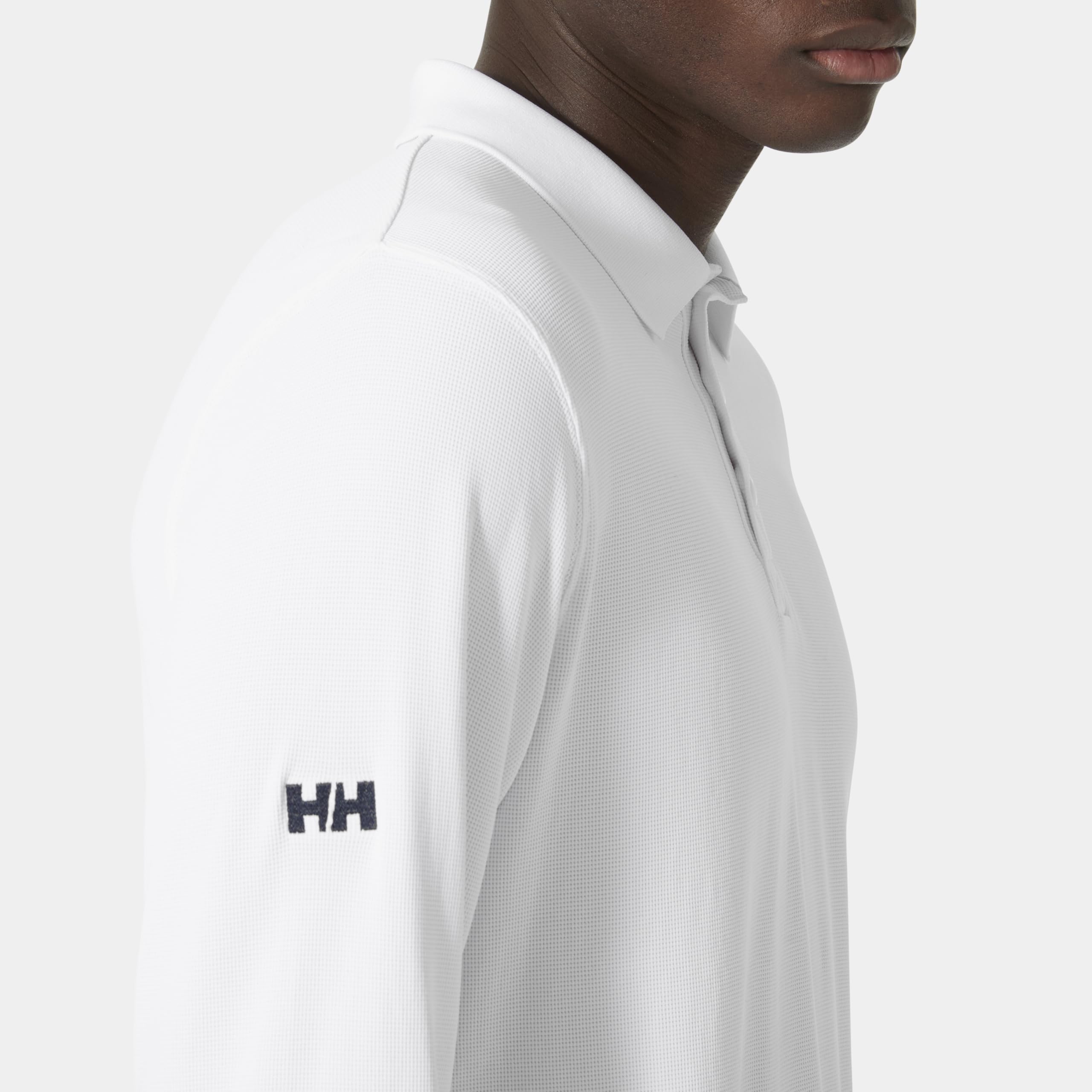 Helly Hansen Polo a Maniche Lunghe Uomo Crewline, asciugatura rapida, Outdoor, protezione solare