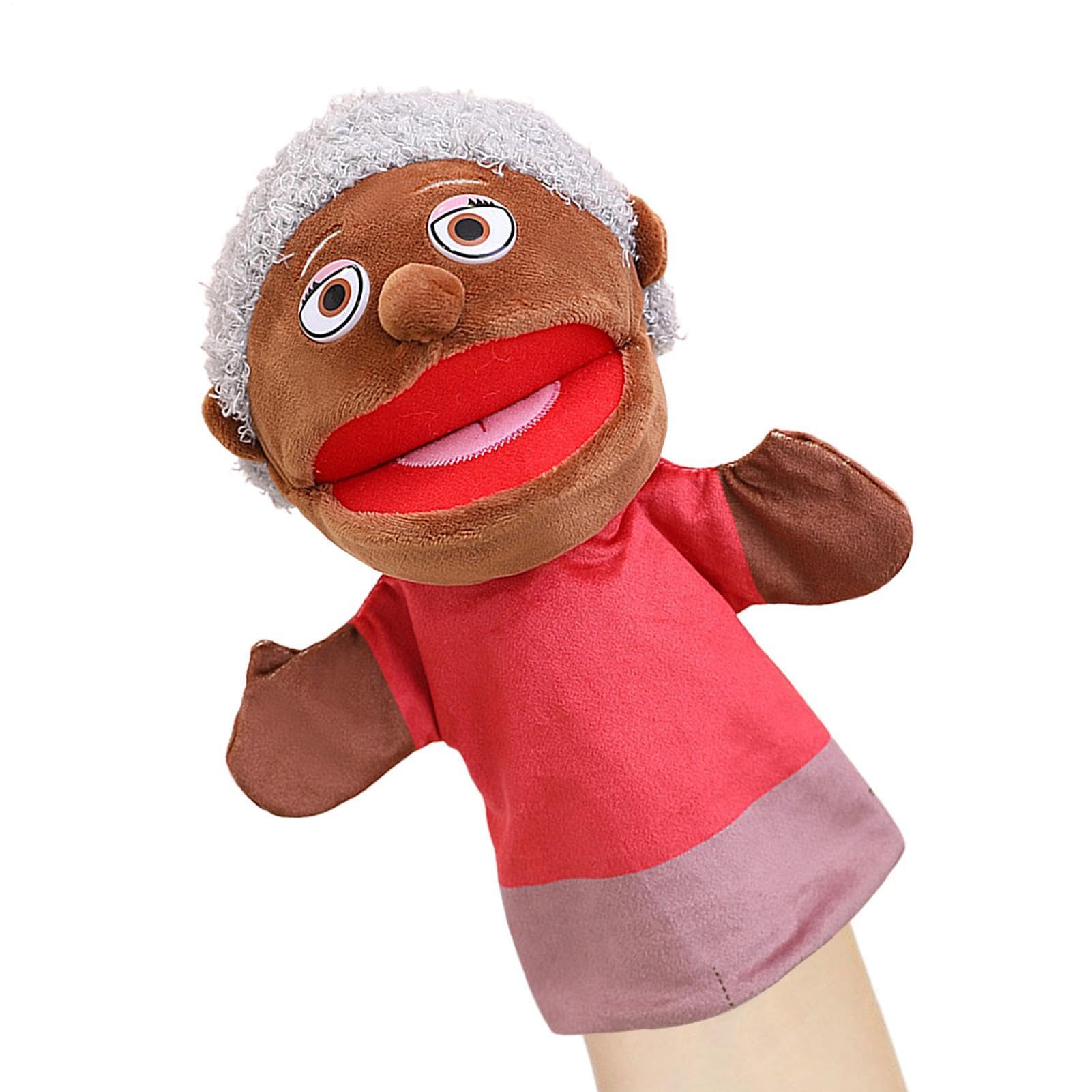 Family Hand Puppets Soft Movable Mouth Puppets