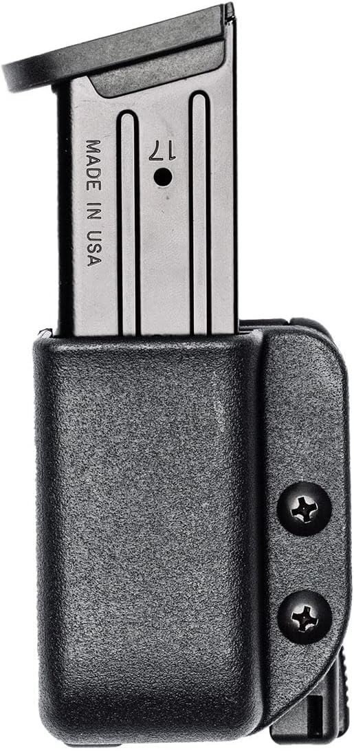 OWB Single Mag Pouch for Glock 20, 21, 29, 30, 40, 41 & More - USA Made - Signature Single Magazine Carrier with Tek-Lok Belt Attachment Clip by Blade-Tech Holsters