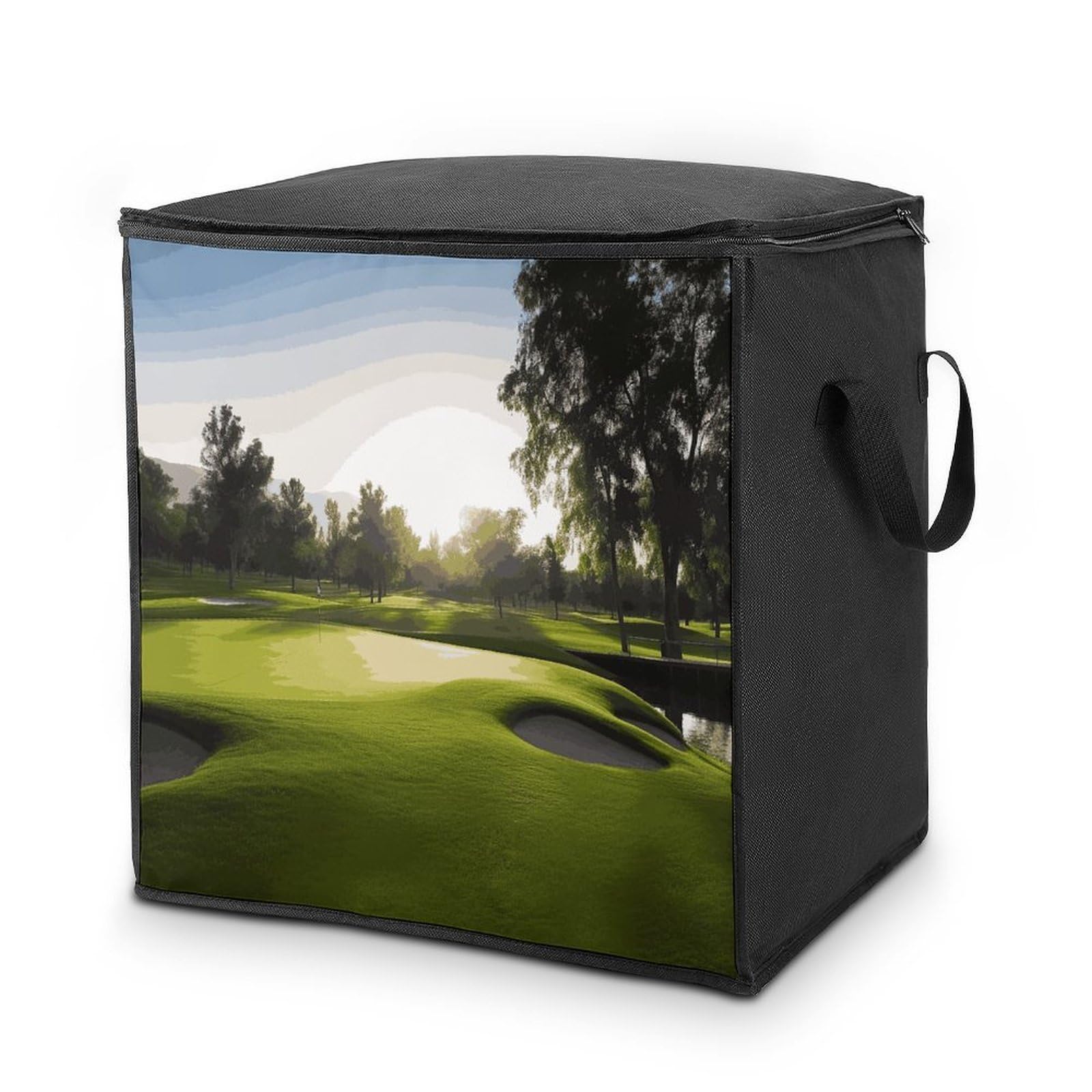 Fekiloot Style Golf Course Storage Bags With Reinforced Handles,Moving Bag With Zipper,Closet Organizers,Compression Packing Cubes