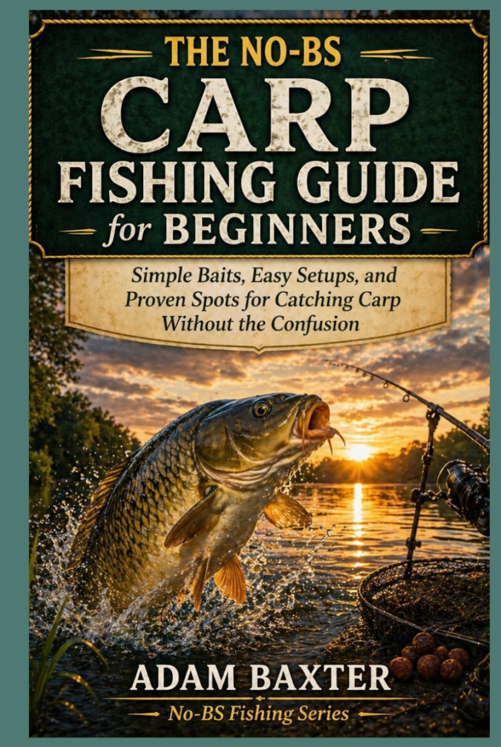 The No-BS Carp Fishing Guide for Beginners: Simple Baits, Easy Setups, and Proven Spots for Catching Carp Without the Confusion (No-BS Fishing Series)