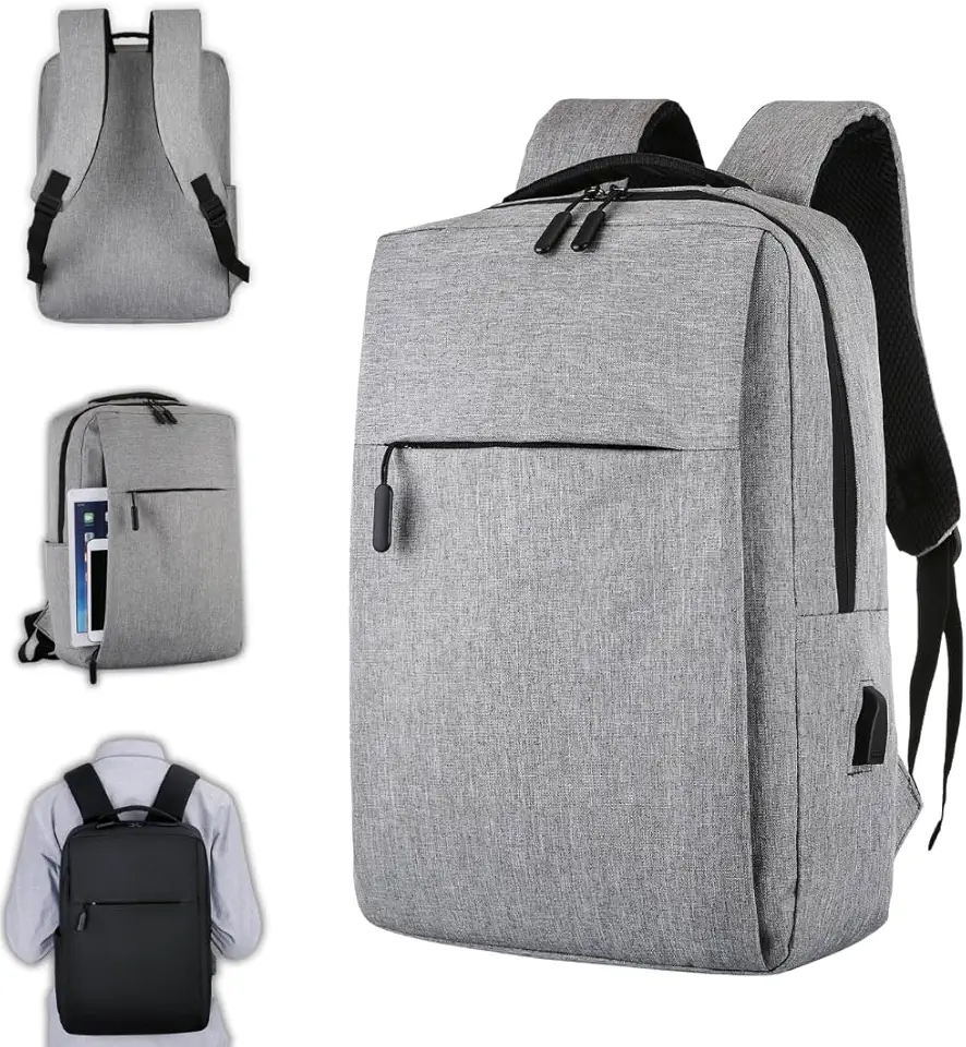 Mochila Executiva Notebook Slim Faculdade Trabalho Viagem Passeio Reforçada com Porta USB 15,6'' | Marca Izal®