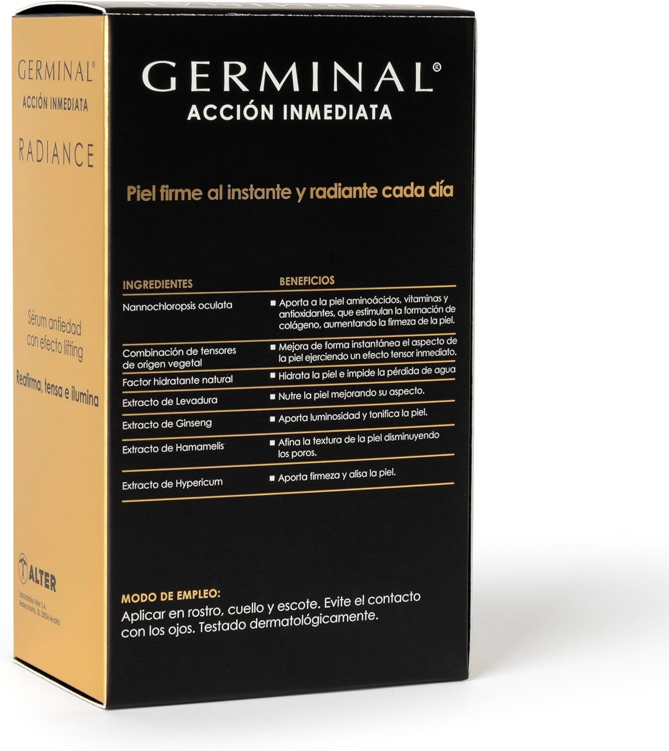 Germinal Radiance Sérum Antiedad Antiarrugas, Efecto Lifting, 30ml