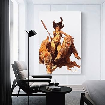 Amazon.co.jp: フランク・フラゼッタ Frank Frazetta Savage