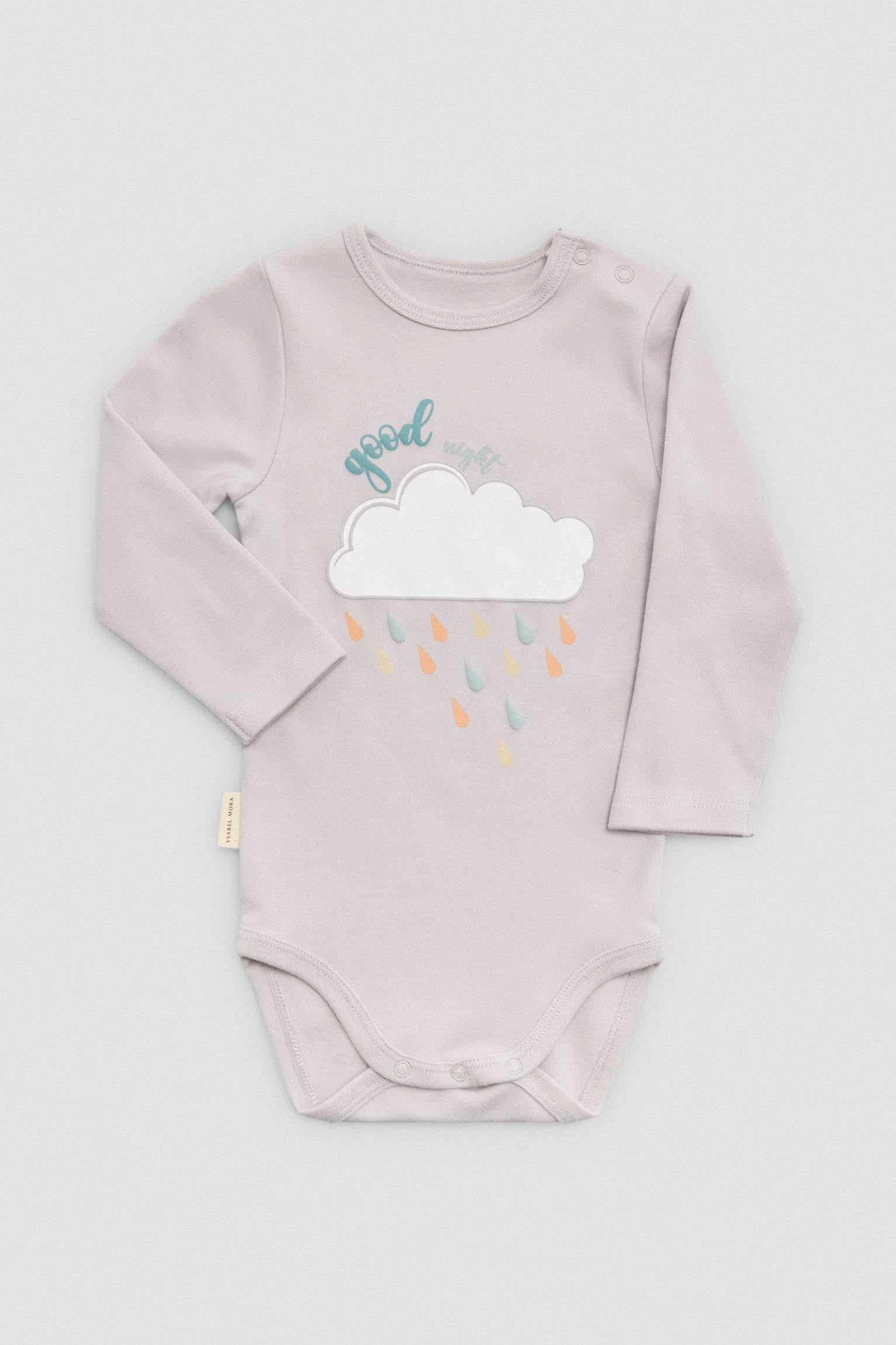 YSABEL MORA Confezione 2 Body Neonato Manica Lunga Cotone Naturale Confortevole ed Ergonomico per Inverno, Mantiene Temperatura Ideale, Stampe Dolci, Interno Felpato, 60% Cotone 40% Poliestere