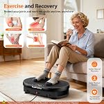 Vibration Plate Exercise Machine for Body Shaker Machine & Weight Loss, Shake Plate with Resistance Bands, 120 Speed Levels, Remote Control, Full Body Workout, Compact Home Gym Equipment