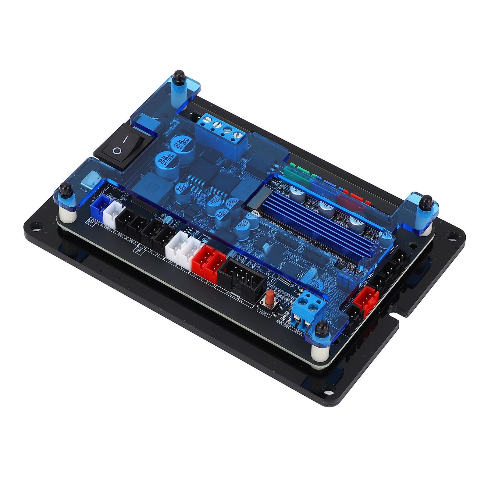 Carte Contrôleur GRBL 3 Axes, Moteur Pas à Pas 32 Bits, Carte de Pilote pour le Travail du Bois, Routeur CNC DC12-48V