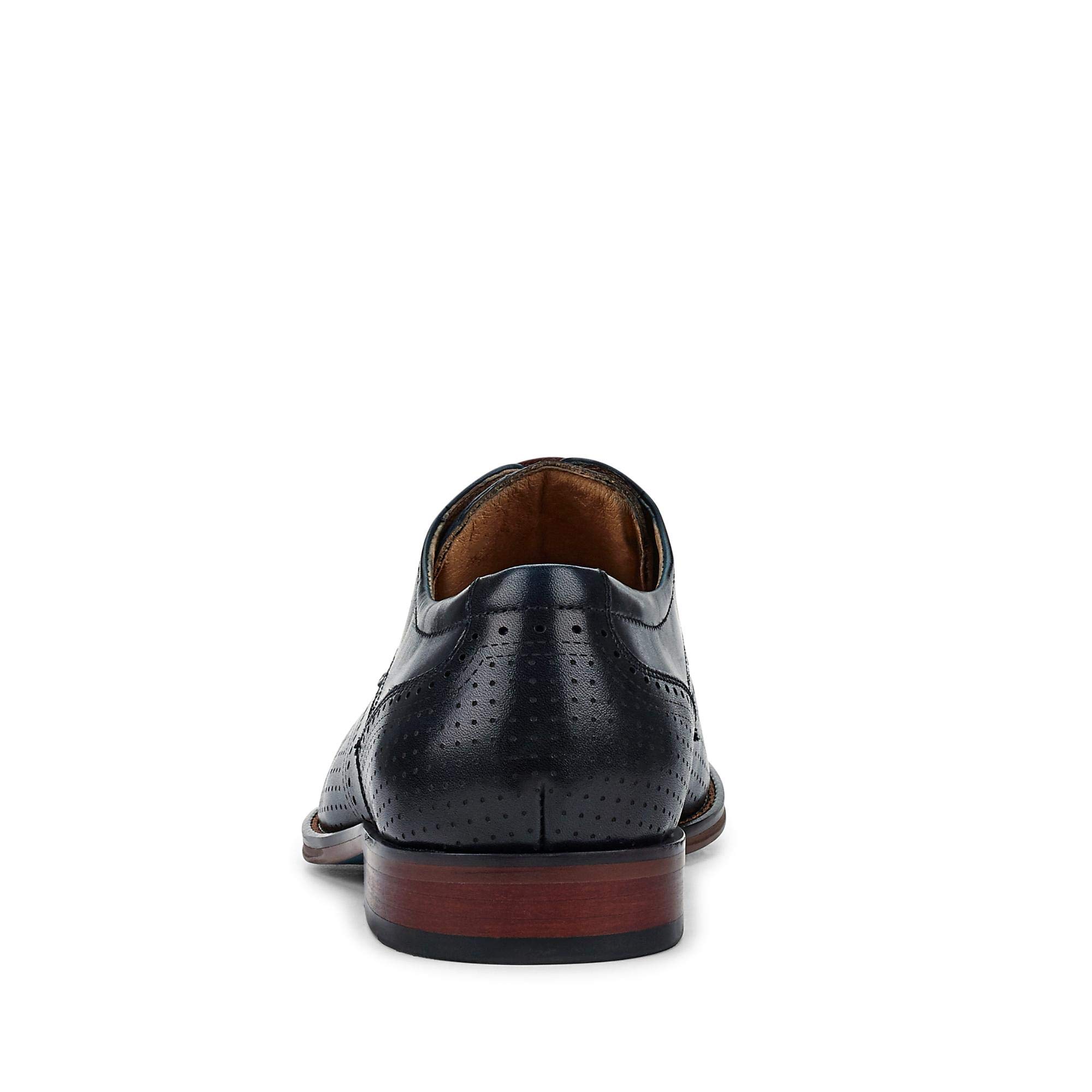 DIGEL Selleng Herren Business Schuhe | Echtleder Derbys mit Brogue-Muster, Elegante Schnürschuhe für Büro, Hochzeit, Festliche Anlässe | Größe 44 EU