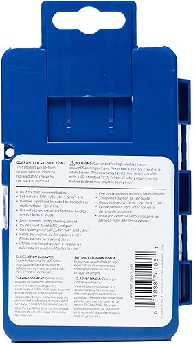 Miniatura 2 de Century Drill & Tool, 74105, Taladro de mano izquierda, puntas de punto de férula y perforación precisa