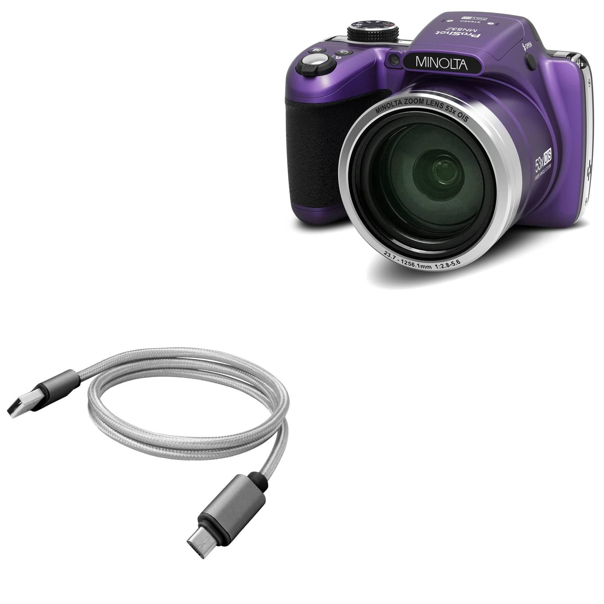 Amazon.com: BoxWave Cable Compatible with Minolta MN35Z - Micro