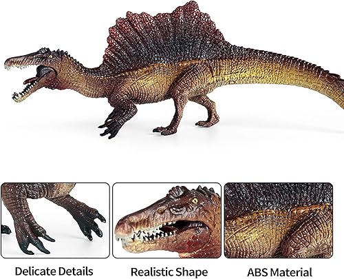 Miniatura 3 de Juguetes de Spinosaurus, juguetes de dinosaurio, figuras de acción de dinosaurios con boca móvil, juguetes de dinosaurio para niños y niñas de 4 a