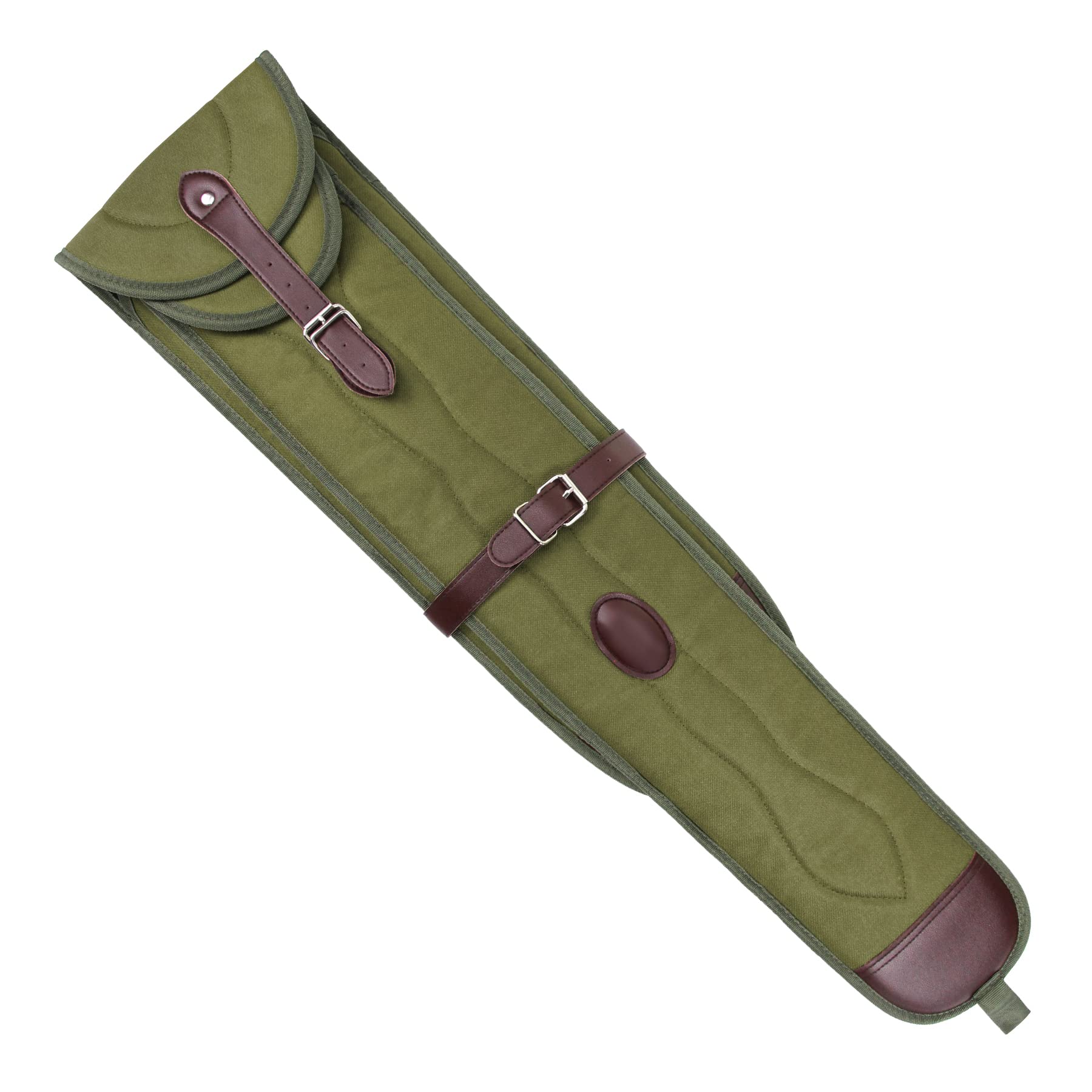 GUGULUZA 80cm Waffentasche Schrotflinte Tasche Gepolstert Doppelte Lage Armeegrün
